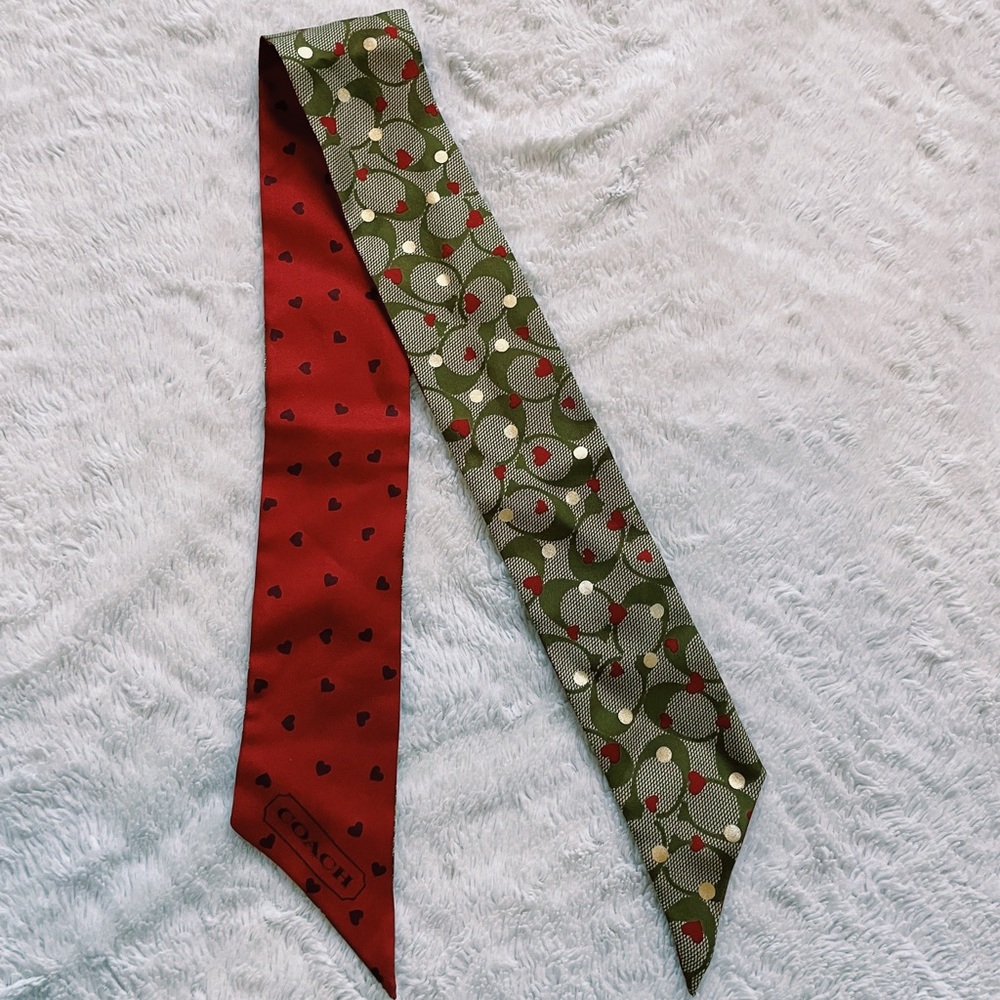 Coach hair scarf